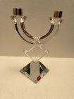 BACCARAT "SYMBOLE" CANDLESTICK FOR 2 CANDLES              #372
