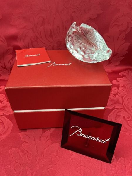 NIB FLAWLESS Stunning  Glass  SEASHELL Figure