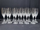 Baccarat Crystal France Massena Lot Of 12 8.5” Champagne Flutes Glasses