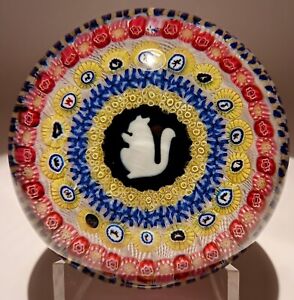 Baccarat White Squirrel Gridel Paperweight