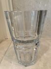 Baccarat Edith Large Flower Vase 10" Tall x 6 1/2" wide at the mouth of vase