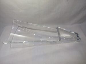 BACCARAT Crystal Vase "DIVA" "On Side Flower Vase" 17 Inch EUC