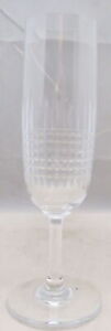 Set of 4 Baccarat Nancy (Cut) Fluted Champagnes