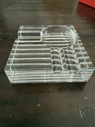 Baccarat Crystal Havana Cigar Ashtray In Red Baccarat Box Set