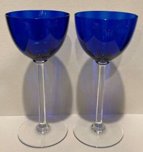 Baccarat Perfection Wine Set of 8  Available in Cobalt Blue, Rose, Emerald Green