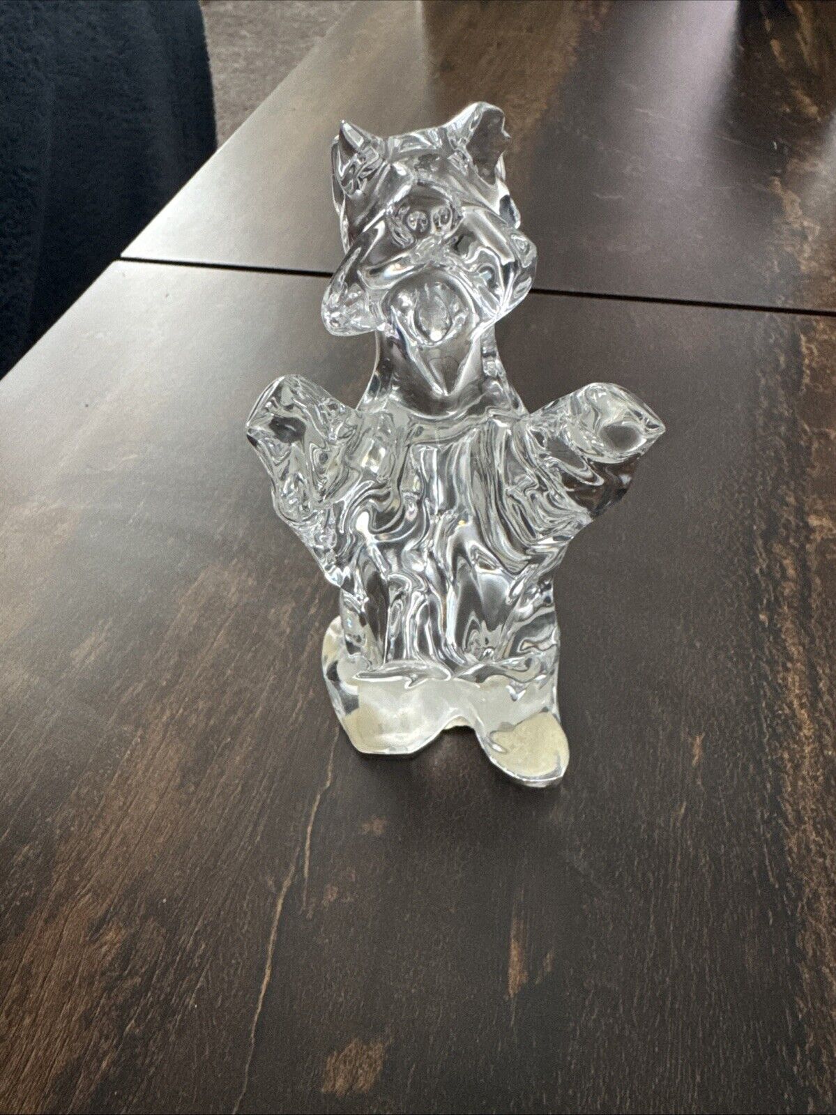 BACCARAT France SCOTTISH WESTIE TERRIER Crystal DOG Figurine/ Paperweight