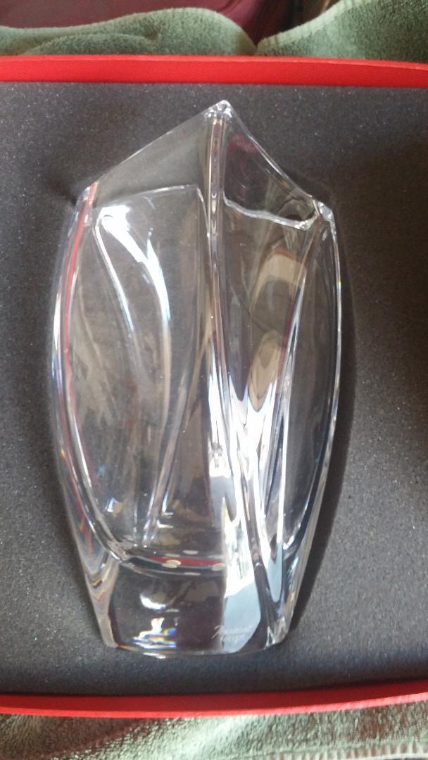 Baccarat Crystal Giverny (RRigot) Vases - 10 5/8"
