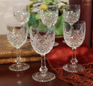 Baccarat Colbert Sherry Glasses Set of Six Discontinued
