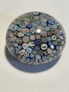 Antique Baccarat 1848 Close Packed Millefiori Paperweight. 2 1/2”
