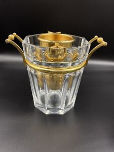 BACCARAT HARCOURT CRYSTAL GLASS CHAMPAGNE BUCKET COOLER