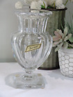 Baccarat French Crystal Signed 8 3/4" Musee des Cristalleries Reproduction Vase