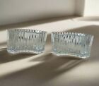 Set of 2 Baccarat Mille Nuits Small Vase 2814469 Retail $1180