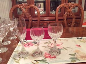 Baccarat Massena Crystal Glasses 24 piece set. Water, Wine & Champagne Flutes