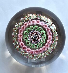 BACCARAT BICENTENIAL PAPERWEIGHT 1764-1964 2 1/2"