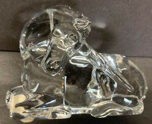 VTG BACCARAT France Crystal LICORNE UNICORN HORSE Figurine