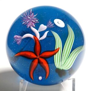 Baccarat Starfish Paperweight with Box - Super Magnum Limited Edition 1996