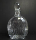 Vintage Signed Baccarat for Tiffany & Co. Crystal Glass Whiskey Bourbon Decanter
