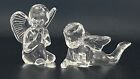 2 Baccarat Crystal Praying Angel & Thinking Of You Cherubs. France