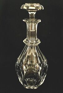 BACCARAT FRANCE 'HARCOURT' 1841 DECANTER, 11.9" Tall HANDCUT CRYSTAL & HANDMADE
