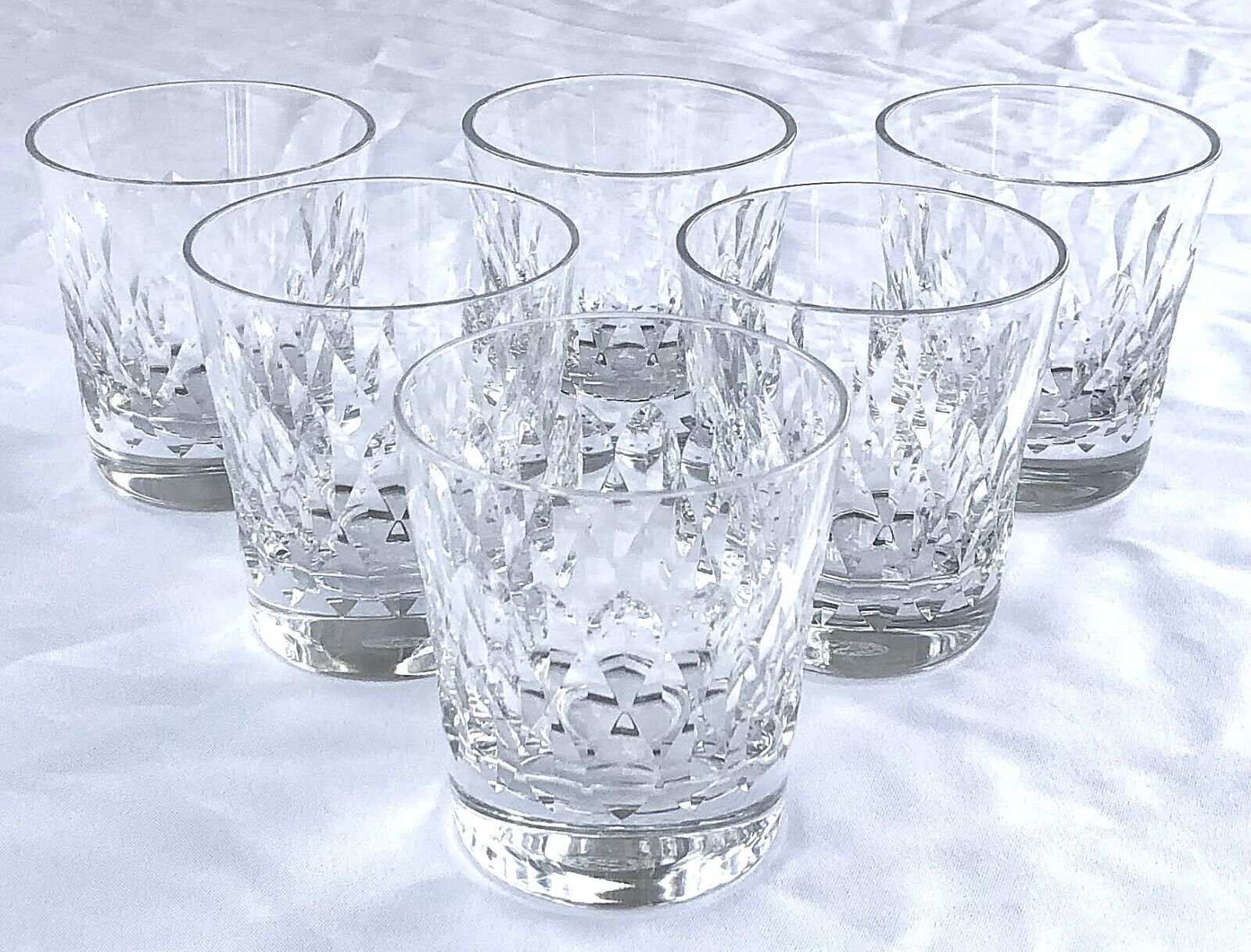 Baccarat Crystal Armagnac Old Fashioned Whiskey Glasses Set/6