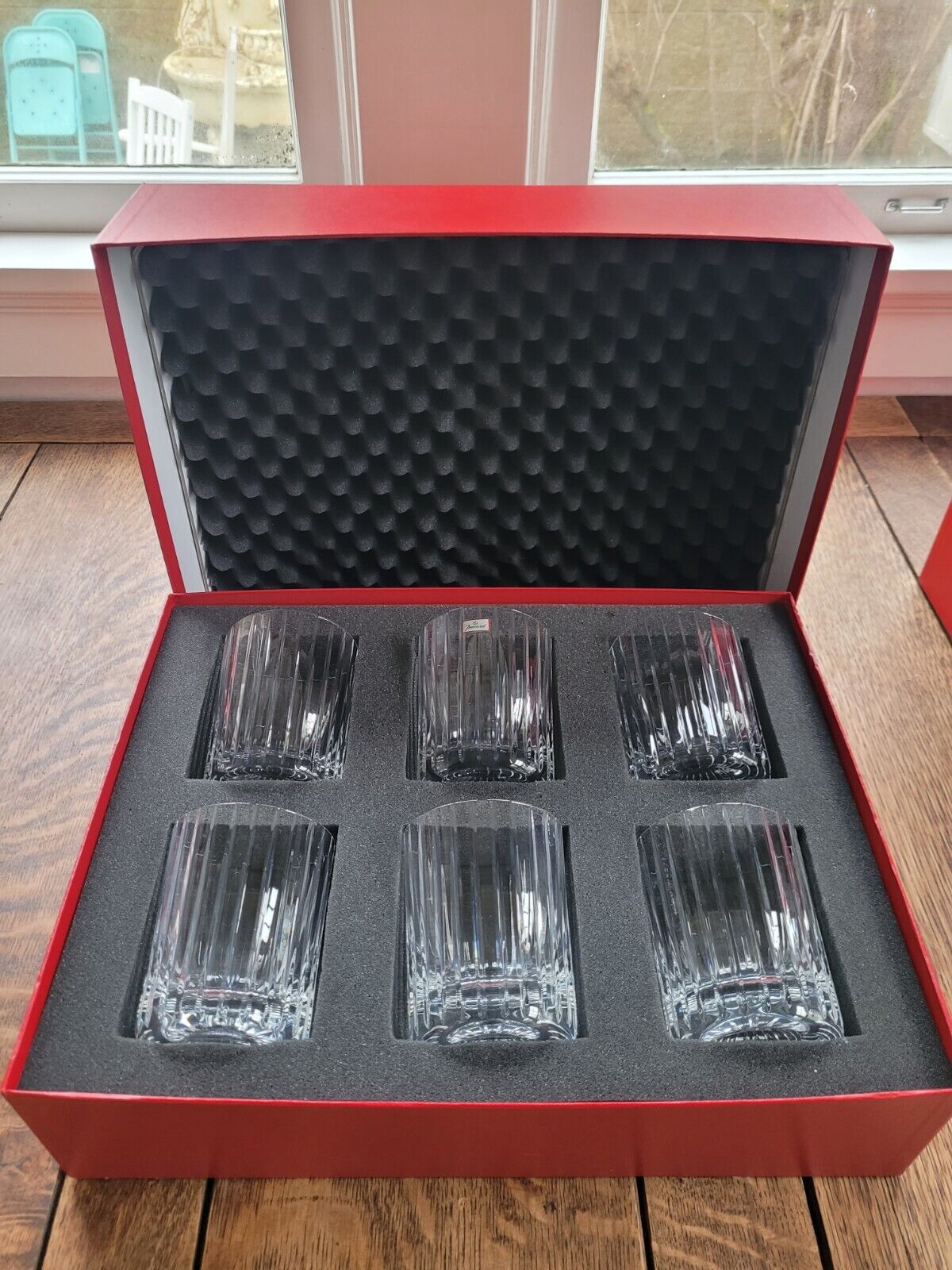 Baccarat Harmonie Tumbler Rocks Glass Set Of 6 Never Used