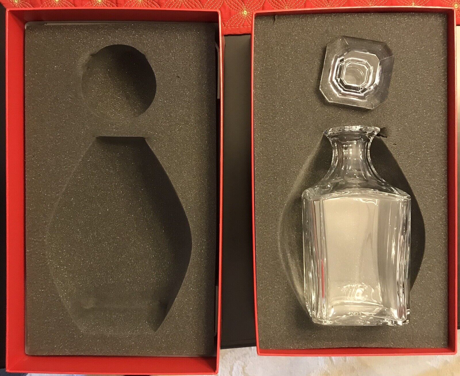 Baccarat Crystal Perfection Whiskey Decanter - Perfect Condition, Never Used