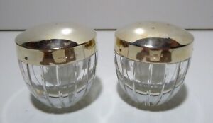 *VINTAGE* Baccarat Crystal HARMONIE (1975-) Salt & Pepper Shaker Set Made France