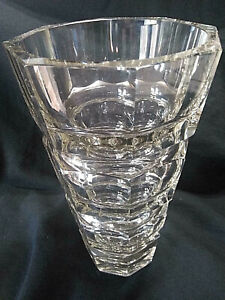 Vintage Baccarat Large Crystal Edith Vase- 10"