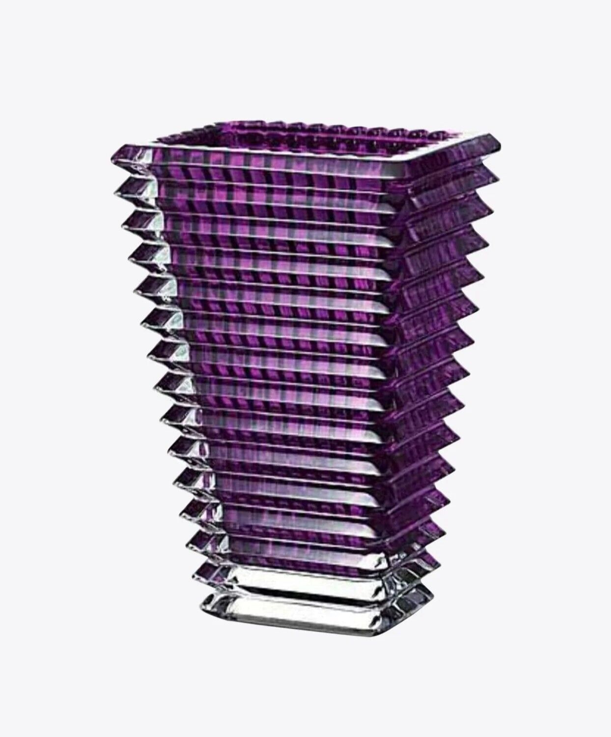 New ListingBaccarat Eye Vase Large in Purple Amethyst