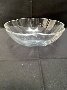 BACCARAT LARGE "CORAIL"  SERVING BOWLS.  CONTEMPORARY  CRYSTAL  #425