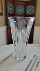 LARGE HEAVY BACCARAT FRANCE CRYSTAL PAULINE VASE, 15" Tall