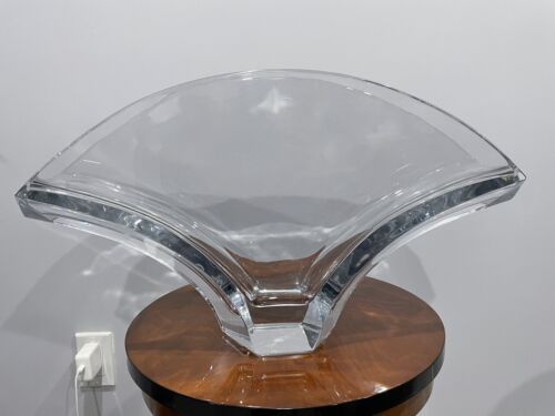 Beautiful SIGNED Baccarat Crystal GINKO XL VASE