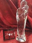 FLAWLESS Stunning BACCARAT Crystal MADONNA NATIVITY MOTHER MARY & BABY JESUS