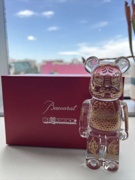 Baccarat Bearbrick Year Of The Dragon Crystal Figurine Rare Be@rbrick