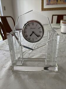 Baccarat Crystal  Clock Vintage #500 Of 500 Gorgeous rare clock box Last 1 Made