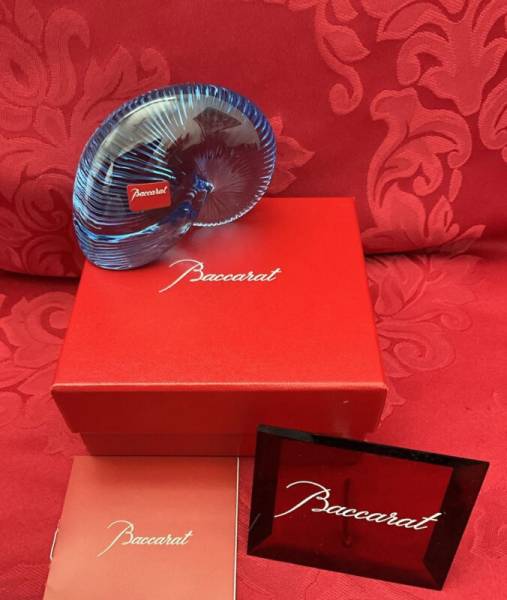 NIB FLAWLESS Glass BACCARAT  SEASHELL SNAIL ESCARGOT Figure
