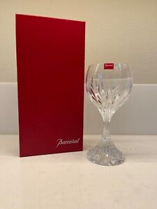 Baccarat France Crystal 'Massena' 7.5" Tall Water Goblet - set of 8