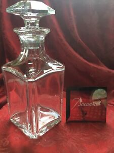 FLAWLESS BACCARAT Glass PERFECTION Crystal CORDIAL WHISKEY DECANTER & STOPPER