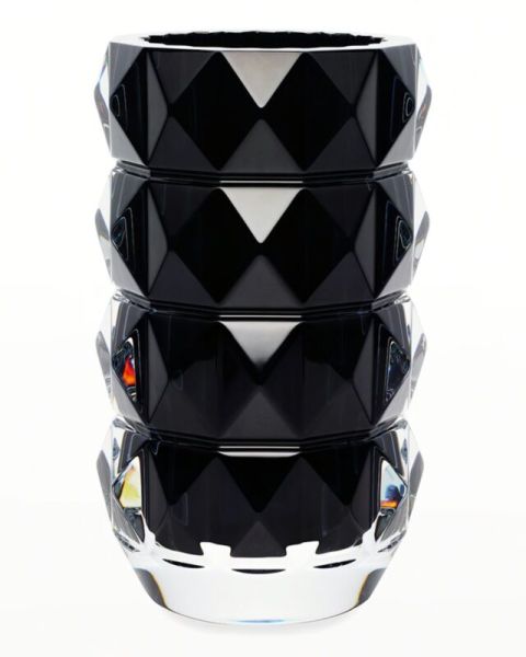 Baccarat Luxour Vase Black - NEW IN BOX