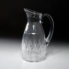 Baccarat France Nancy Optic Toothed 48oz Cocktail Water Pitcher Carafe Jug 10"h