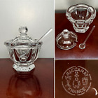 New/Unused $540 BACCARAT Harcourt Missouri Medium Jam Condiment Jar Lid & Spoon