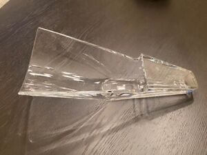 Baccarat Crystal Diva Vase, 19.5" Long, Very Good Condition