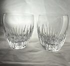 (8) Baccarat France Massena Crystal LG Tumbler Double Old Fashioned 3?"