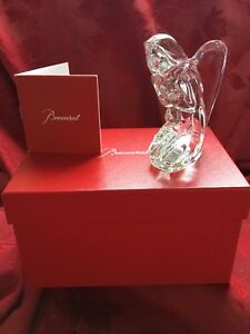 MIB FLAWLESS Exquisite BACCARAT Crystal ANGEL Kneeling Praying Arms Crossed
