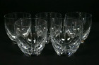 Vintage Baccarat Neptune Tumblers Old Fashioned Whiskey Set of 5 Signed 4"