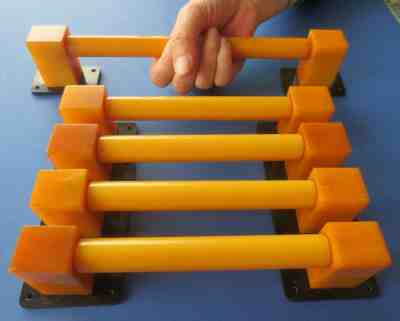 5 Art Deco Catalin Bakelite Amber Butterscotch Door Drawer Handles Faturan Block