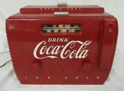 Outstanding Antique 1948 Coca Cola Coke Bakelite Radio Working!