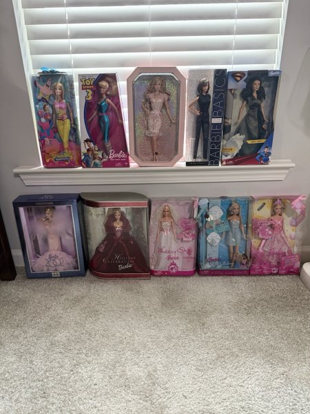 barbie doll lot Of 10 Birthstone Wedding Black Label Sponge Bob Toy Story MORE