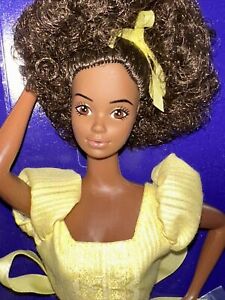 Vintage Magic Curl Barbie AA Black Doll 1981 Mattel 3989 NIB - Steffi Face ??