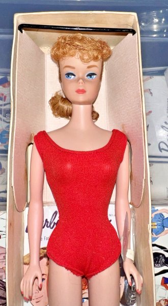 MATTEL 1960's REDHEAD TITAN PONYTAIL BARBIE-WRIST TAG BEAUTIFUL - PERFECT HAIR!